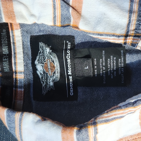 Harley Davidson button down - Picture 3 of 4